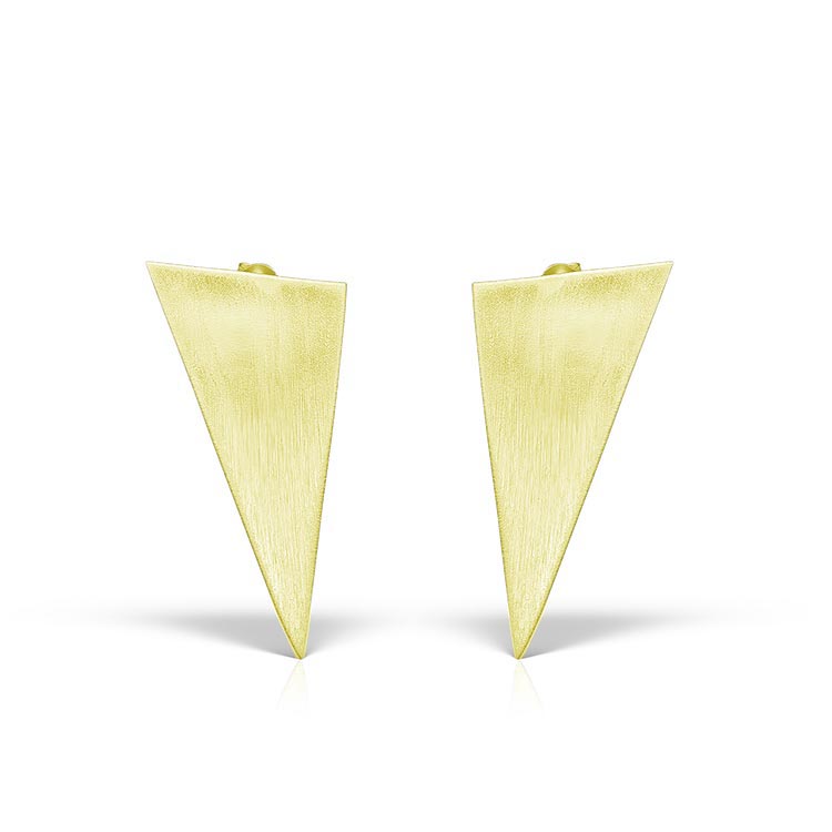 Exodus Earrings in Gold Plated Silver