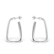 Cercei Fold Hoops, Argint