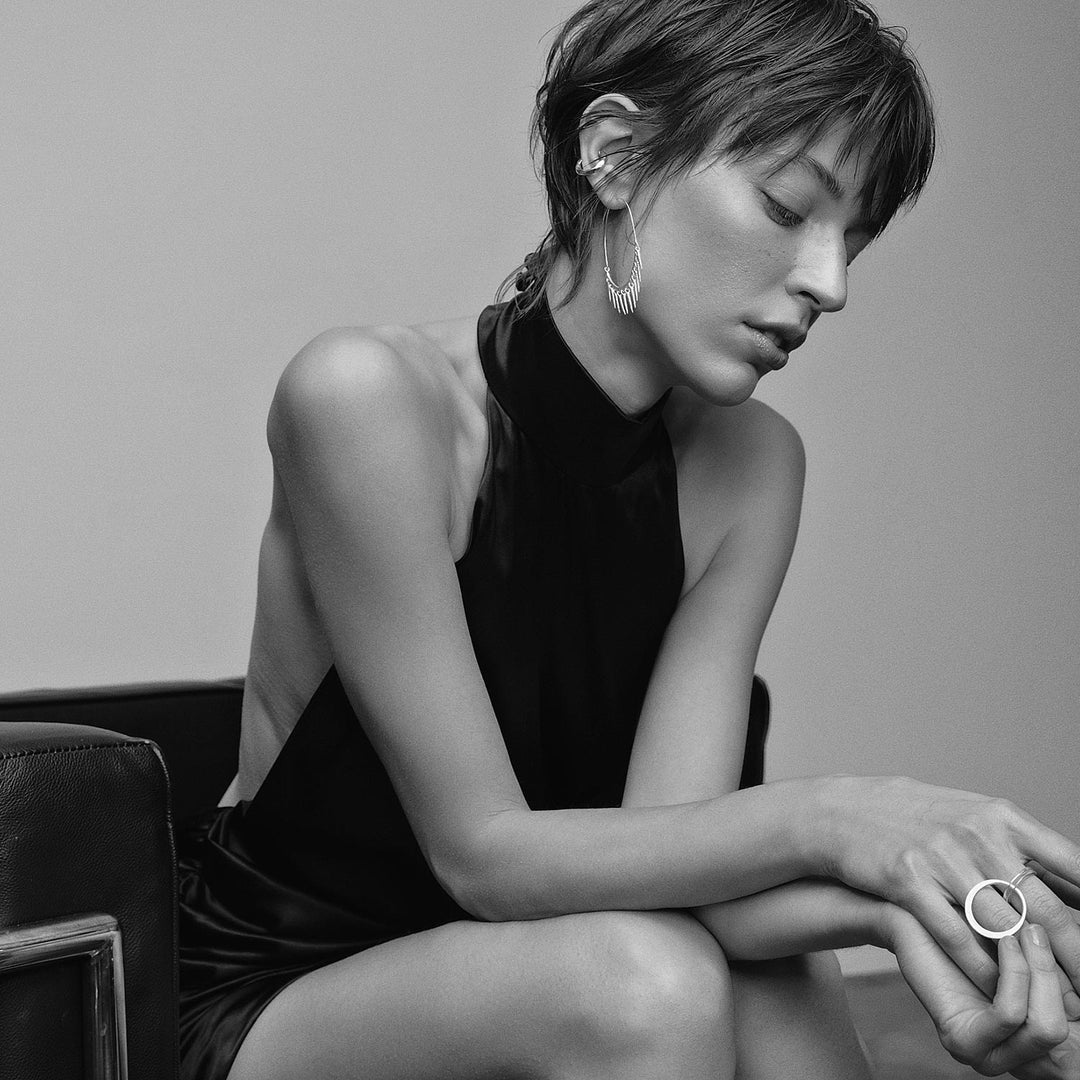 Cercei Iman, Argint Aurit