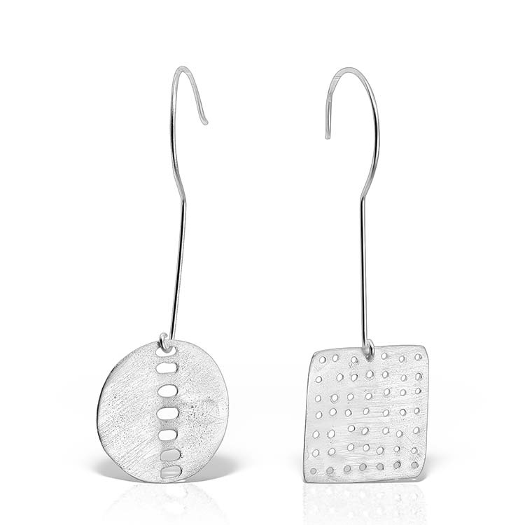 Le Marais Silver Earrings