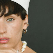 Lunaris Earrings, Sterling Silver