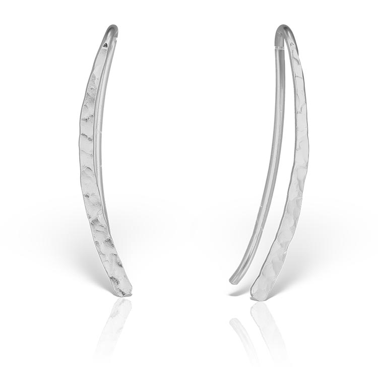 Silver Molopo Earcuff Earrings