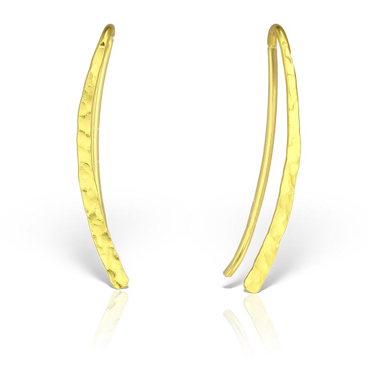 Molopo Earcuff Earrings in Gold Plated Silver