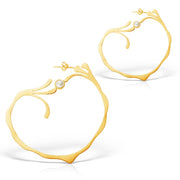 Montmartre Earrings in Gold-plated Silver