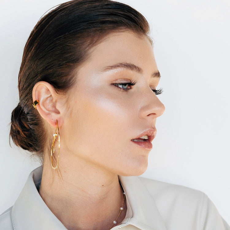 Montmartre Earrings in Gold-plated Silver