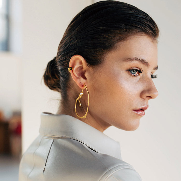 Montmartre Earrings in Gold-plated Silver