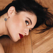 Cercei Neptune Eclipse din Argint Aurit