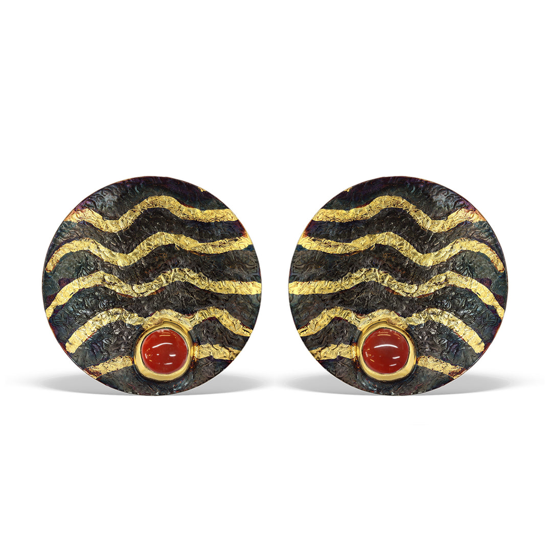 Cercei Palisander, Argint Aurit