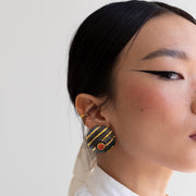 Cercei Palisander, Argint Aurit