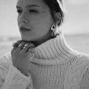 Cercei Remera din Argint