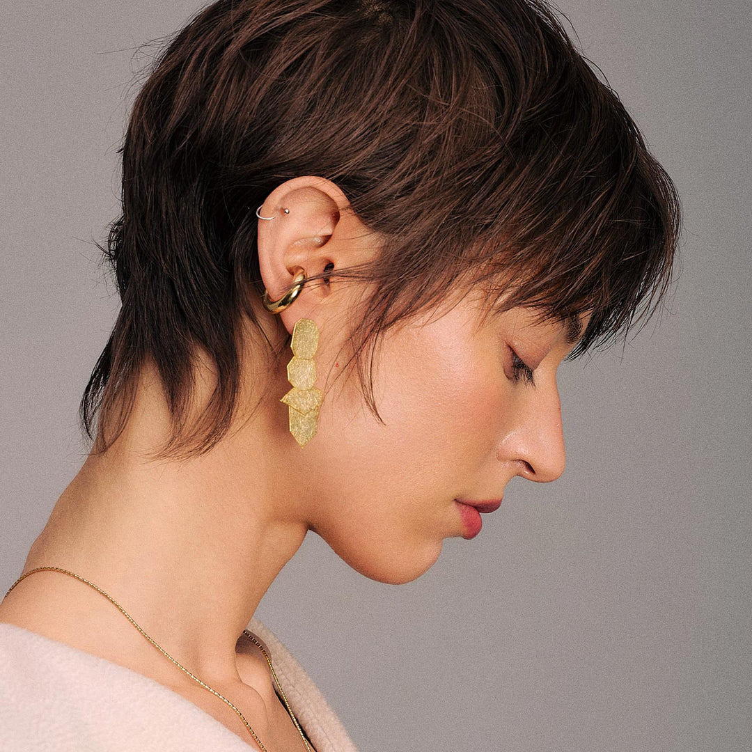 Cercei Rietvelt, Argint Aurit