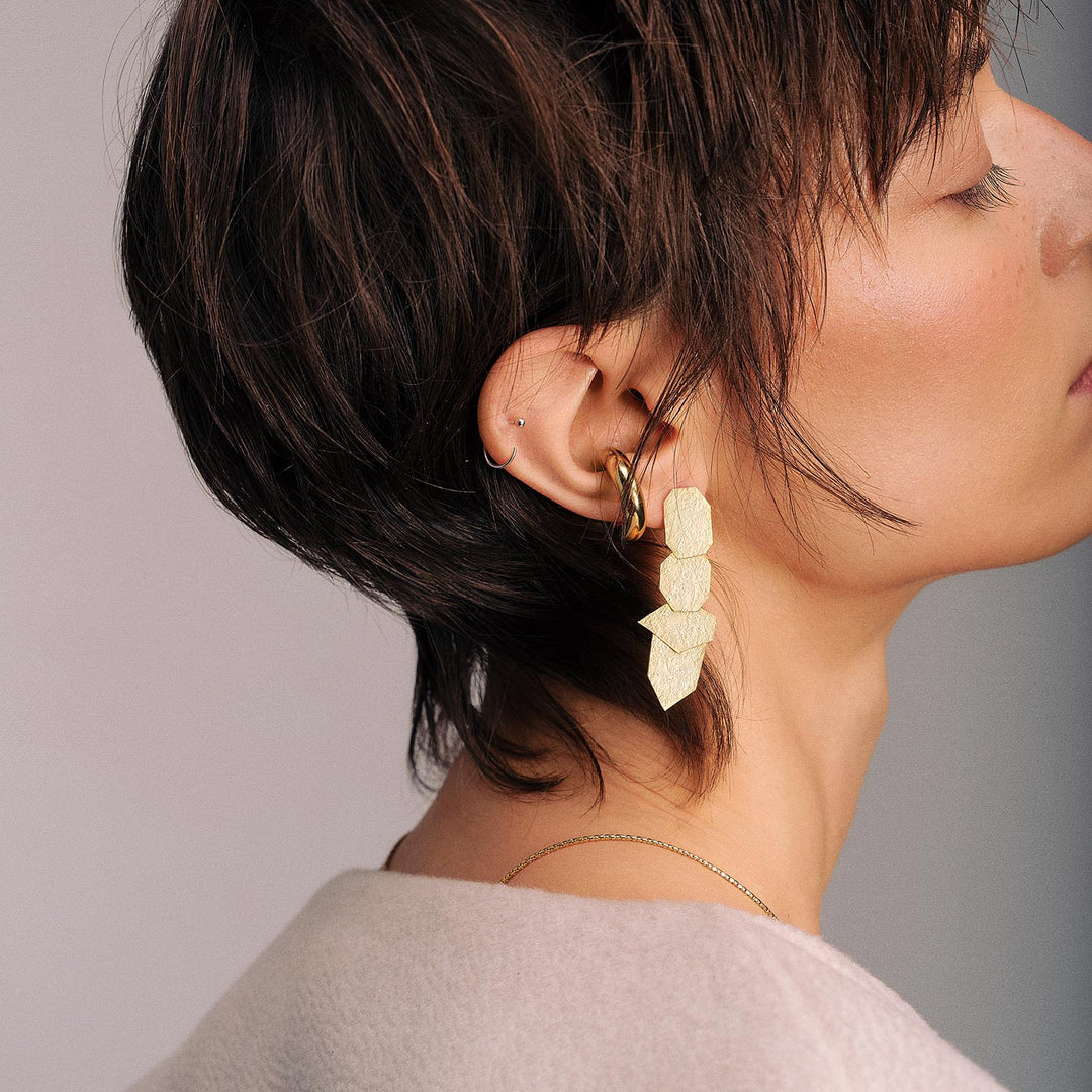 Cercei Rietvelt, Argint Aurit