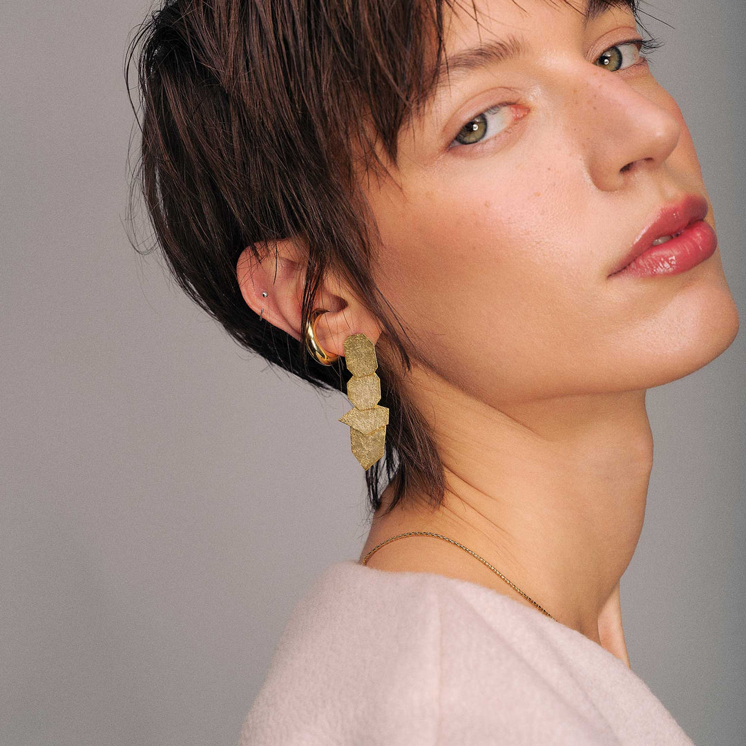 Cercei Rietvelt, Argint Aurit