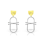 Cercei Split by Night din Argint