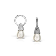 Star Dome Earrings, Sterling Silver