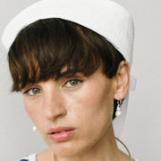 Star Dome Earrings, Gold-Plated Silver