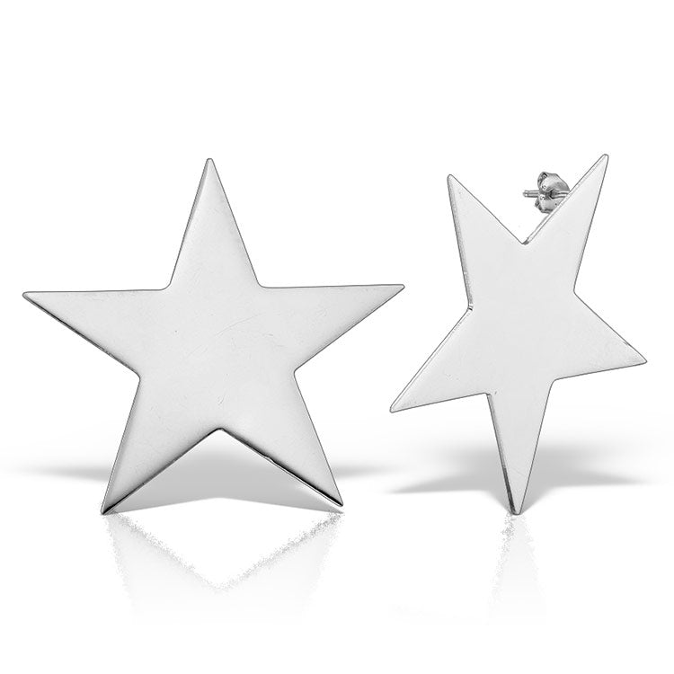 XL Superstar You Are Silver Earrings