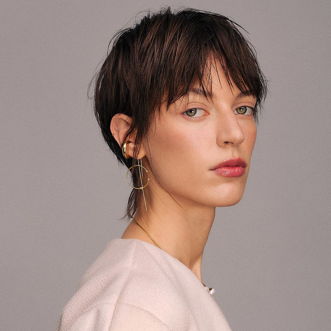 Cercei Yolanthe, Argint Aurit