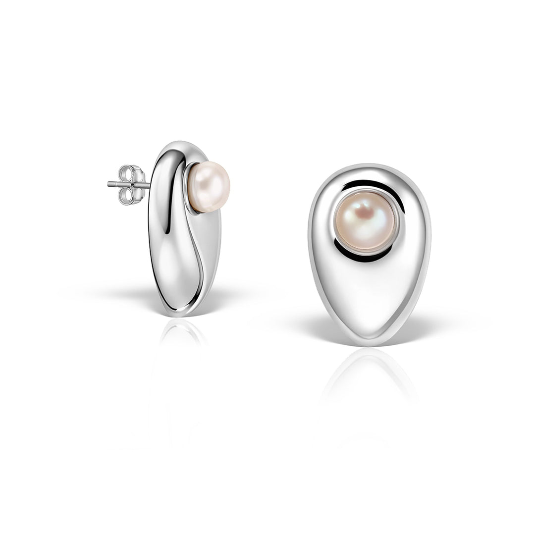 Cercei Heraldic Pearls, Argint