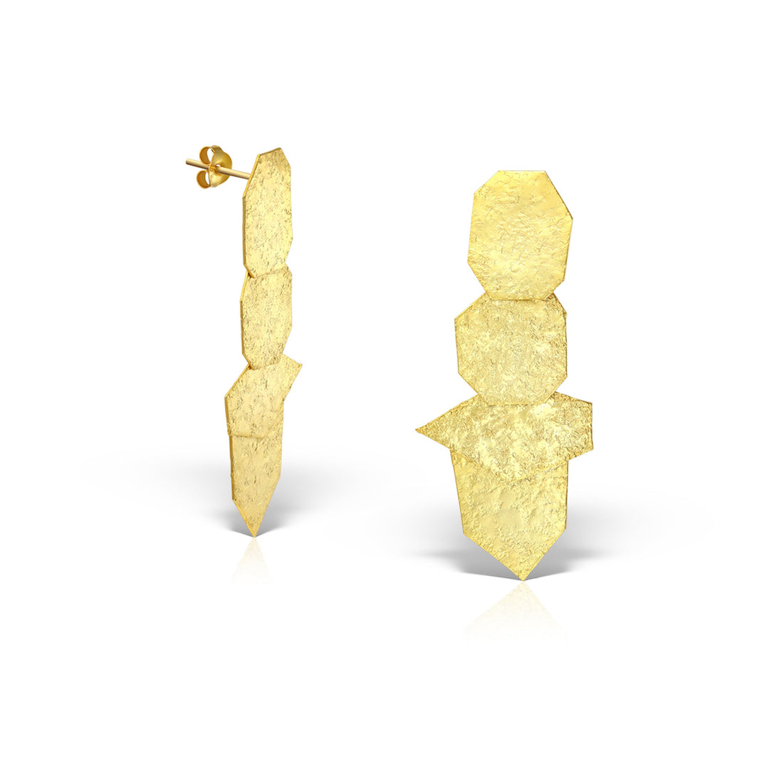 Cercei Rietvelt, Argint Aurit