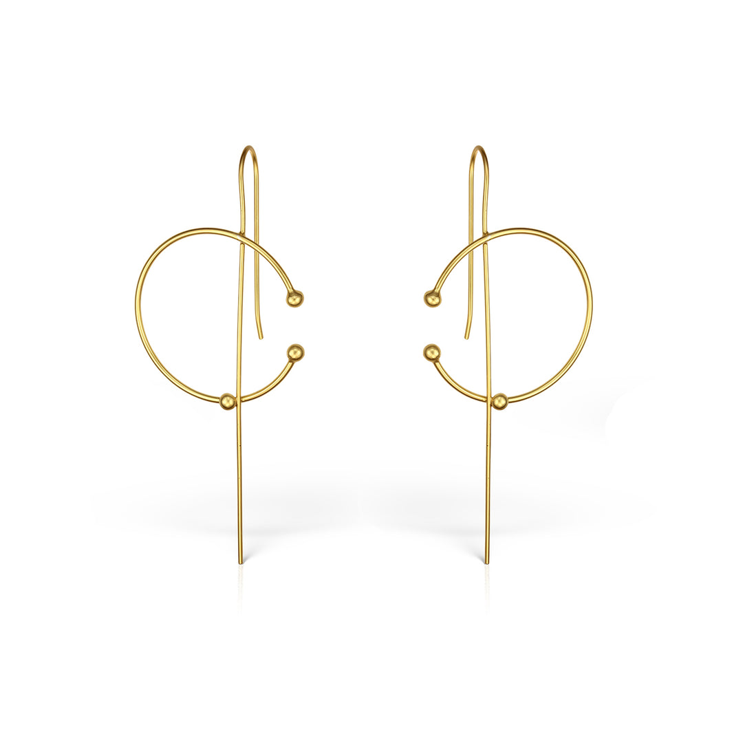 Cercei Yolanthe, Argint Aurit