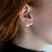 Cercei Bernadette Pearl Light, Argint