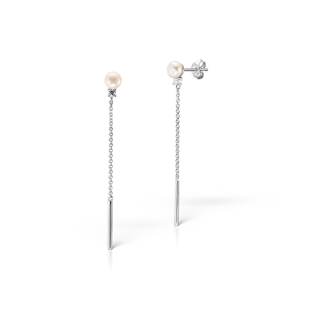 Cercei Pearl in Chains, Argint