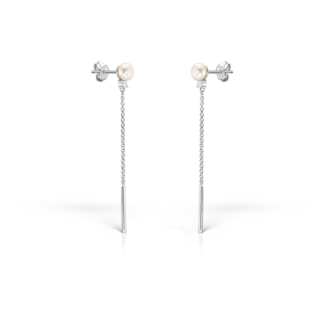 Cercei Pearl in Chains, Argint