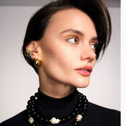 Colier Avignon, Onix si Argint Aurit