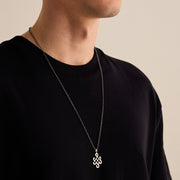 Colier Endless Knot, Argint