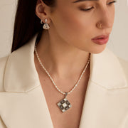 Colier Hermina Pearls, Argint