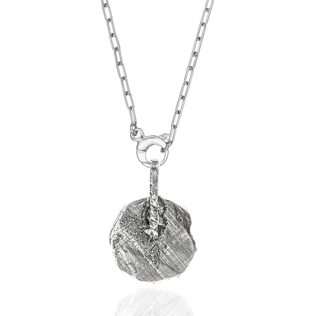 Introspectum 17 Necklace, Silver