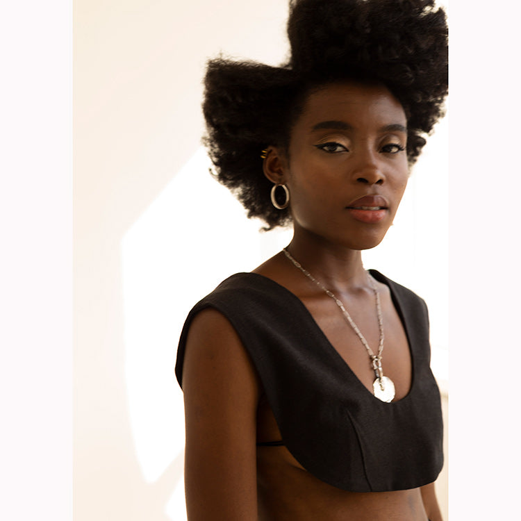 Introspectum 17 Necklace, Silver