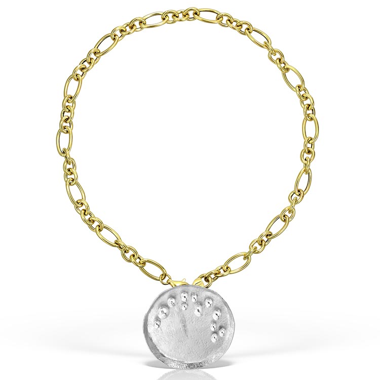 Millene Light Necklace in Gold-plated Silver