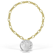 Millene Light Necklace in Gold-plated Silver