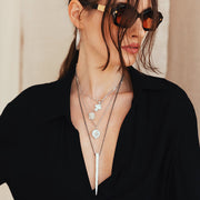 Silver Osiris necklace