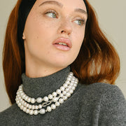 Emporium Pearl Necklace, Sterling Silver