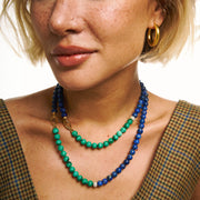 Colier VerdeVista Malachit, Lapis Lazuli