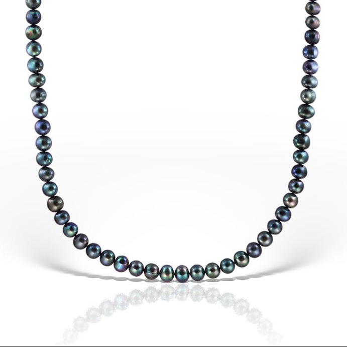 Colier Arwen L Peacock, Perle si Piele