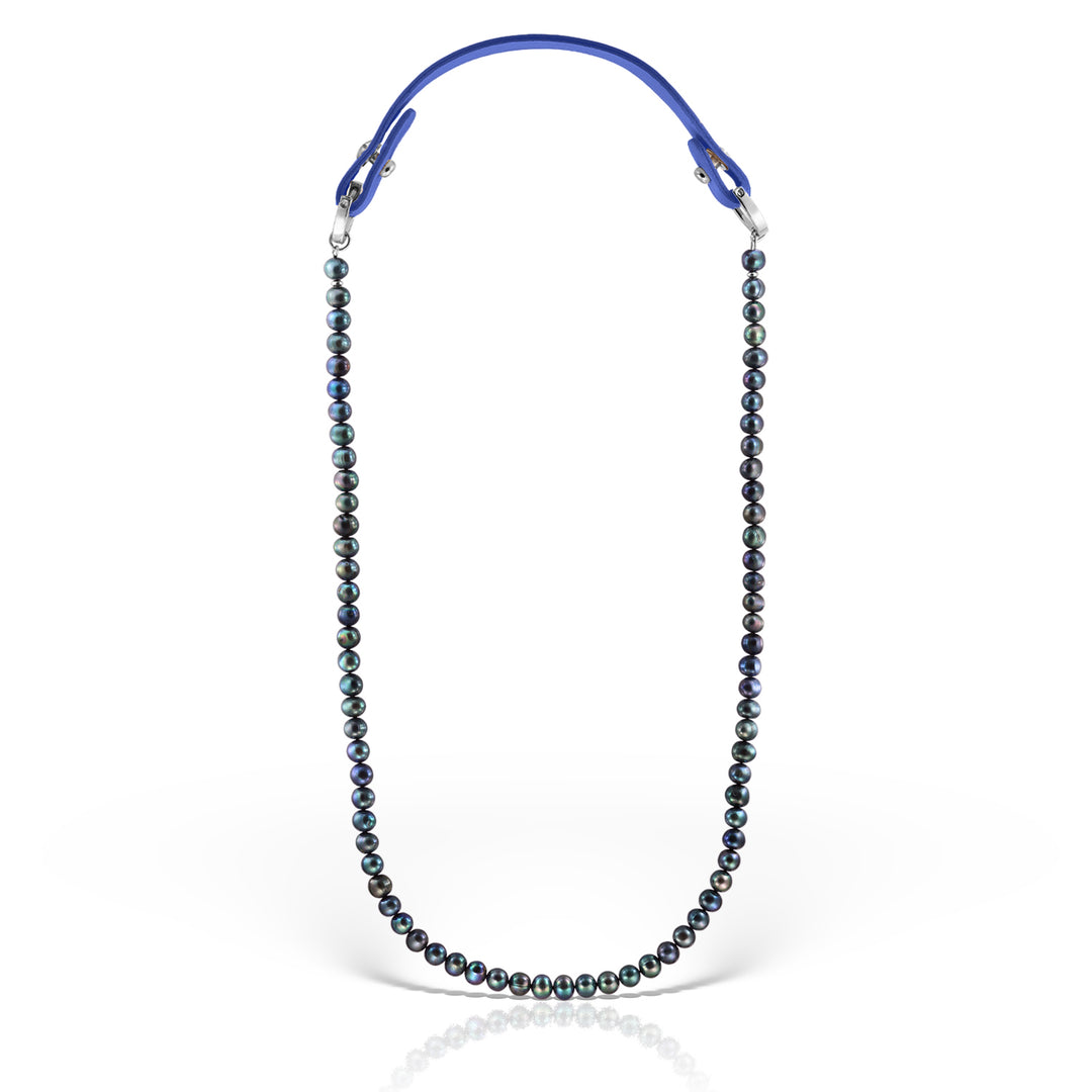 Colier Arwen L Peacock, Perle si Piele