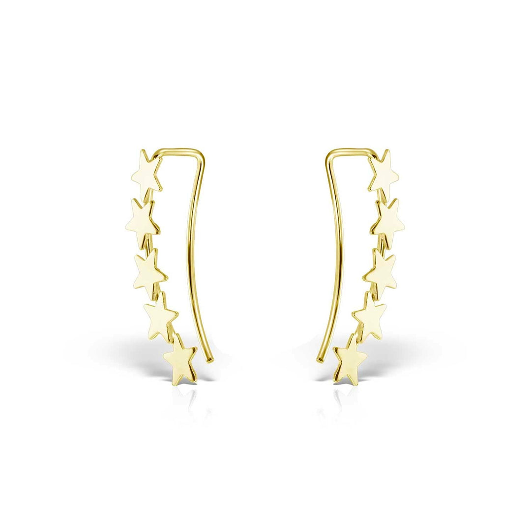 Cercei Constelation Earcuff, Argint Aurit