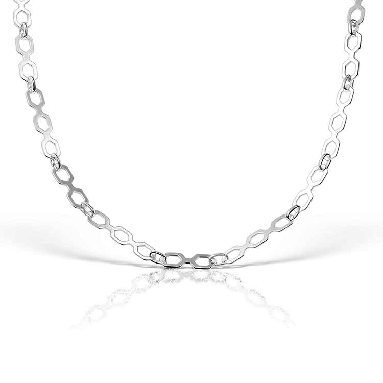 Choker Straight Labyrinth din Argint