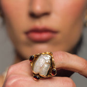 Inel Artemisia Pearl, Argint Aurit