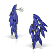 Cercei Azael Isset Mini, Argint si Lapis Lazuli