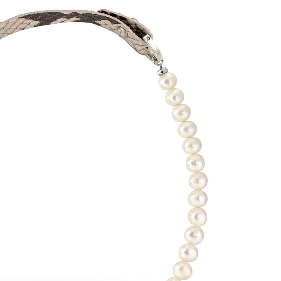 Colier Arwen L, Perle si Piele