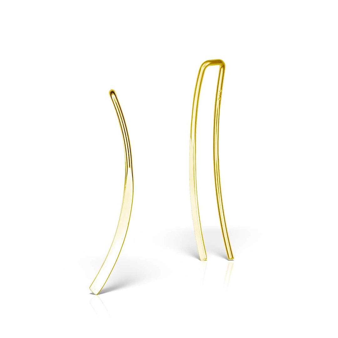 Cercei Earcuff Touch, Argint Aurit