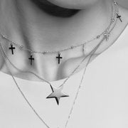 Salba One by One Cross, Argint