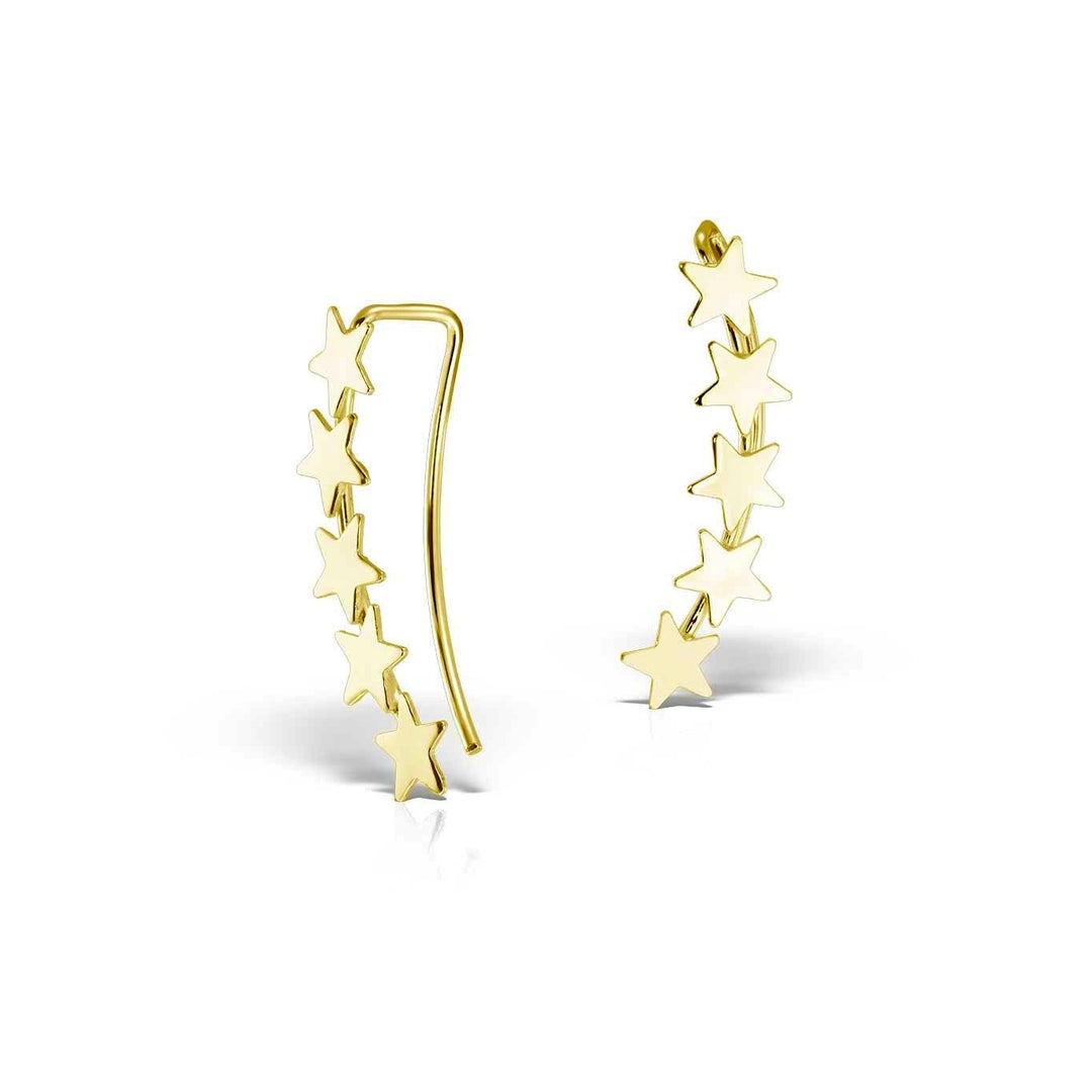 Cercei Constelation Earcuff, Argint Aurit