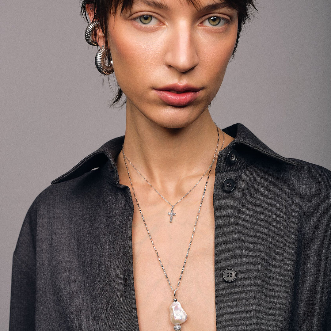 Colier Tanis Pearl, Argint