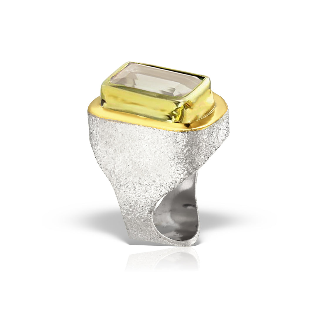 Inel Aristocracy Morals - Citrine, Argint